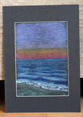 Pastellgemälde "Nightfall Seascape"