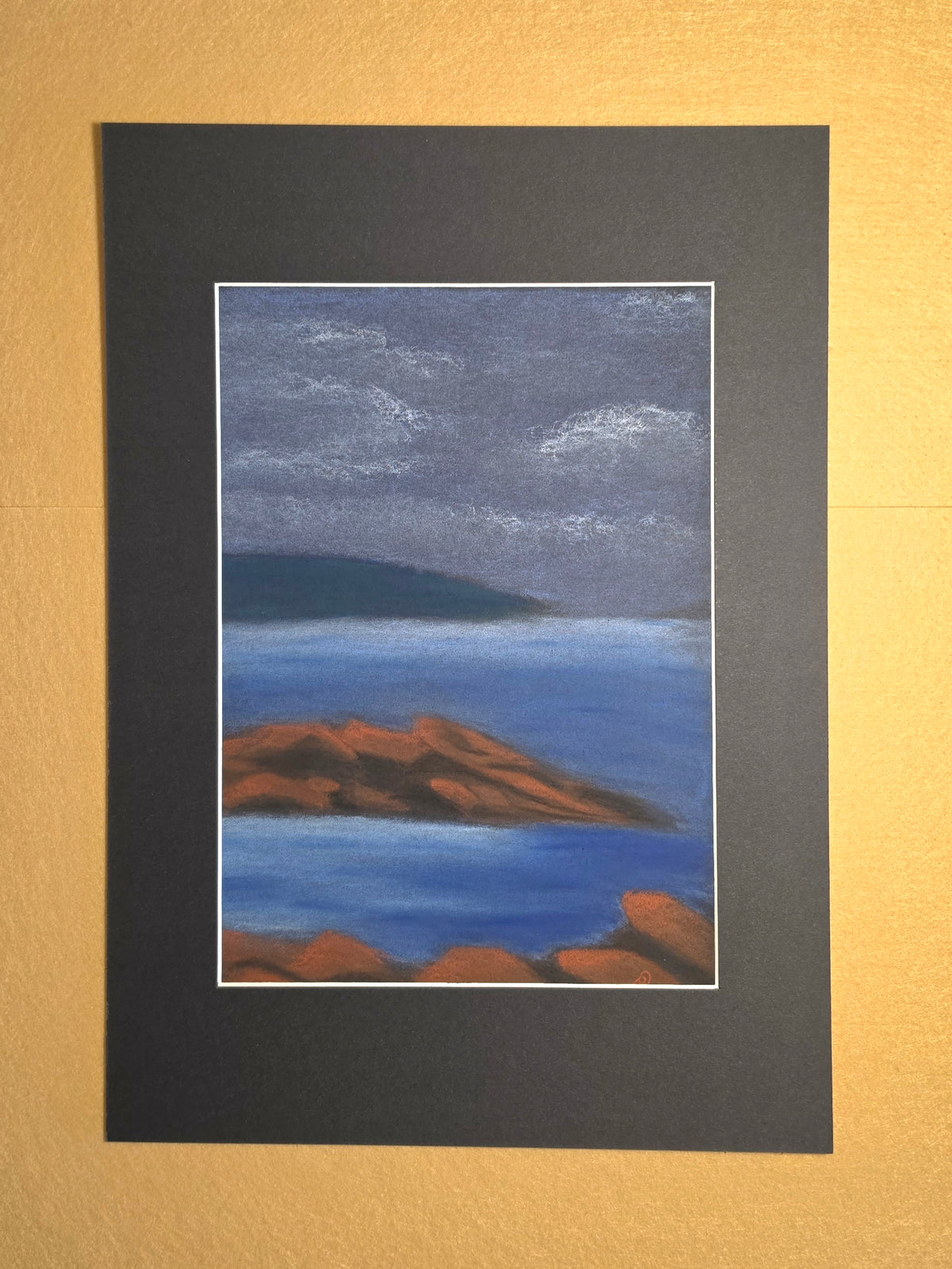 Meerliebe Kunstbild "Bucht in Schottland"