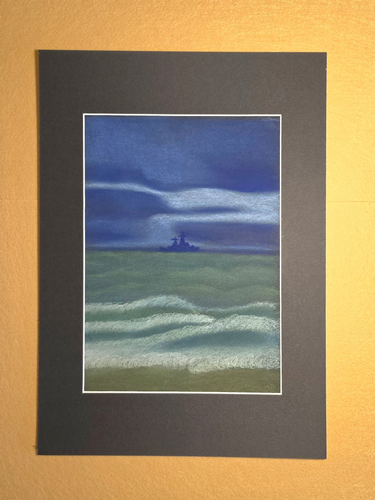 Meerliebe Kunstbild "Army Boat"