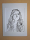 Kunstbild/Portrait einer selbstbewussten Frau, "Selma"