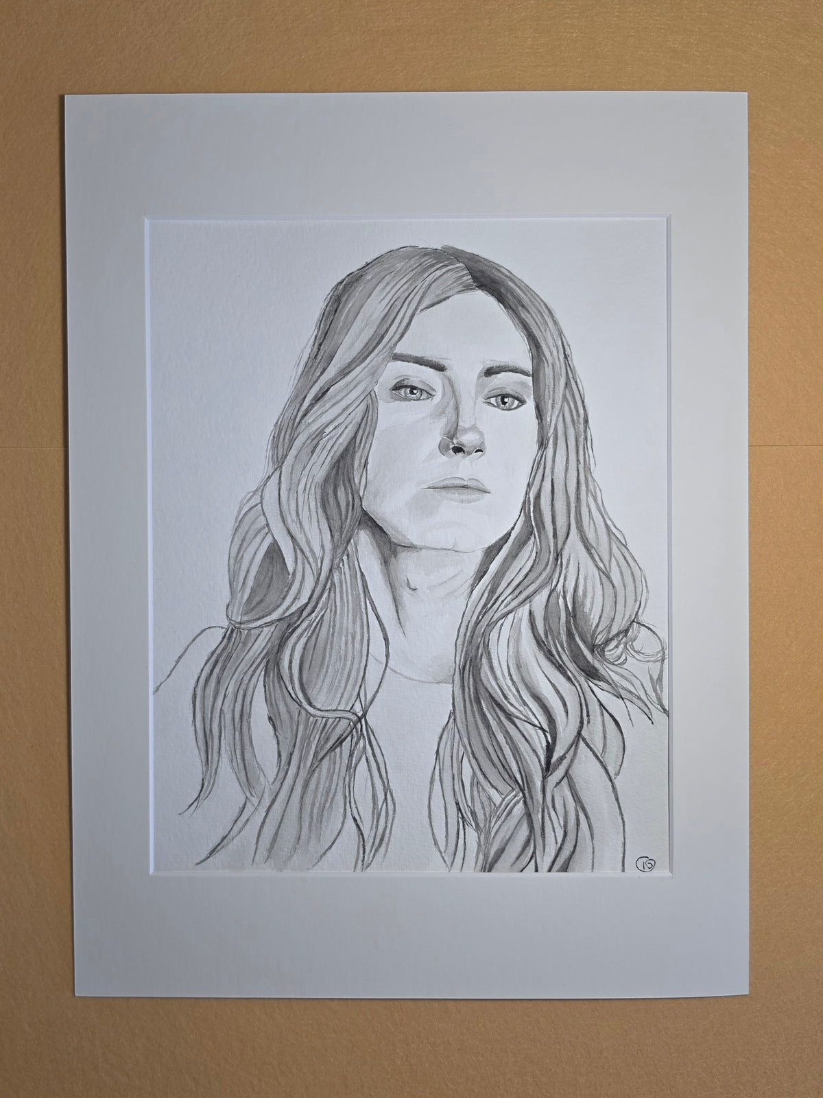 Kunstbild/Portrait einer selbstbewussten Frau, "Selma"